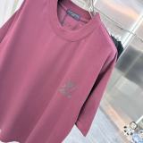 Louis Vuitton 26SS Fashion Logo Printed Short Sleeve Unisex Casual Loose T-shirt