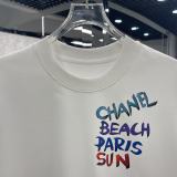 Chanel 26SS Fashion Logo Printed Short Sleeve Unisex Casual Loose T-shirt