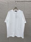 Louis Vuitton 26SS Classic Cloud Logo Embroidered Short Sleeve Unisex Casual Round Neck T-shirt