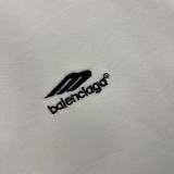Balenciaga 26SS Classic Embroidered Logo Short Sleeve Unisex Casual Oversize T-shirt