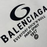 Balenciaga 26SS Classic Offset Logo Short Sleeve Unisex Casual Loose T-shirt