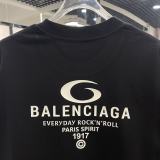 Balenciaga 26SS Classic Offset Logo Short Sleeve Unisex Casual Loose T-shirt