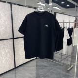 Balenciaga 26SS Classic Embroidered Logo Short Sleeve Unisex Casual Oversize T-shirt