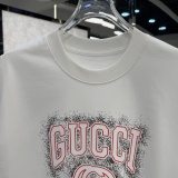 Gucci 26SS Classic Logo Printed Short Sleeve Unisex Casual Loose T-shirt