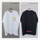 Chrome Hearts 26SS Fashion Embroidered Cross Embroidered Short Sleeve Unisex Casual Round Neck T-shirt