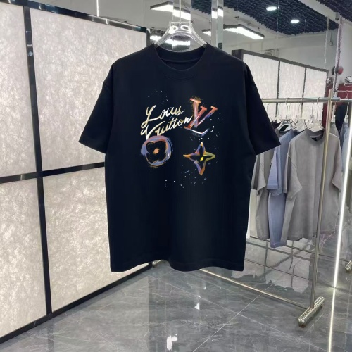 Louis Vuitton 26SS Classic Logo Printed Short Sleeve Unisex Casual Loose T-shirt