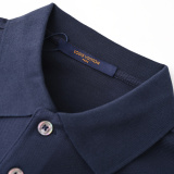 Louis Vuitton Classic Embroidered Logo Short Sleeve Polo Shirt