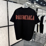 Balenciaga 26SS Classic Logo Printed Short Sleeve Unisex Casual Loose T-shirt