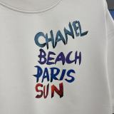 Chanel 26SS Fashion Logo Printed Short Sleeve Unisex Casual Loose T-shirt