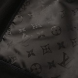 Louis Vuitton Classic Logo Printed Splicing Knitted Short Sleeve Drawstring Shorts Set