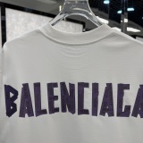 Balenciaga 26SS Classic Logo Printed Short Sleeve Unisex Casual Loose T-shirt