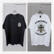 Chrome Hearts 26SS Fashion Embroidered Cross Embroidered Short Sleeve Unisex Casual Round Neck T-shirt