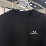 Balenciaga 26SS Classic Offset Logo Short Sleeve Unisex Casual Loose T-shirt