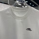 Balenciaga 26SS Classic Embroidered Logo Short Sleeve Unisex Casual Oversize T-shirt