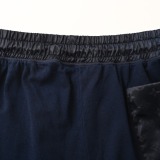 Louis Vuitton Classic Logo Printed Splicing Knitted Short Sleeve Drawstring Shorts Set
