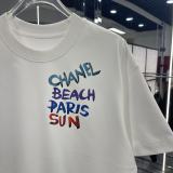 Chanel 26SS Fashion Logo Printed Short Sleeve Unisex Casual Loose T-shirt