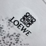 Loewe 26SS Fashion Embroidered Logo Short Sleeve Unisex Casual Round Neck T-shirt