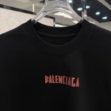Balenciaga 26SS Classic Logo Printed Short Sleeve Unisex Casual Loose T-shirt