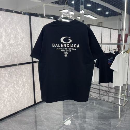 Balenciaga 26SS Classic Offset Logo Short Sleeve Unisex Casual Loose T-shirt