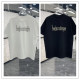 Balenciaga 26SS Personalized Offset Logo Short Sleeve Unisex Casual Loose T-shirt