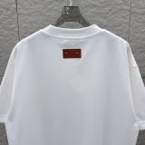 Loewe 26SS Fashion Embroidered Logo Short Sleeve Unisex Casual Round Neck T-shirt