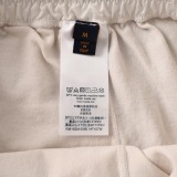 Louis Vuitton Classic Logo Printed Splicing Knitted Short Sleeve Drawstring Shorts Set