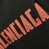 Balenciaga 26SS Classic Logo Printed Short Sleeve Unisex Casual Loose T-shirt