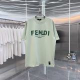 Fendi 26SS Fashion Logo Printed Short Sleeve Unisex Casual Loose T-shirt