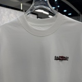 Balenciaga 26SS Fashion 3D Plush Logo Printed Short Sleeve Unisex Casual Loose T-shirt