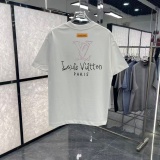 Louis Vuitton 26SS Personalized Logo Printed Short Sleeve Unisex Casual Loose T-shirt