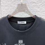 Loewe 26SS Fashion Embroidered Logo Short Sleeve Unisex Casual Round Neck T-shirt