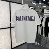 Balenciaga 26SS Classic Logo Printed Short Sleeve Unisex Casual Loose T-shirt