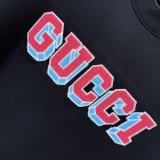 Gucci 26SS Fashion Embroidered Logo Short Sleeve Unisex Casual Round Neck T-shirt