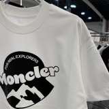 Moncler 26SS Classic Logo Printed Short Sleeve Unisex Casual Loose T-shirt