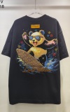 Louis Vuitton Fashion Embroidered Logo Short Sleeve Unisex Casual Versatile T-shirt