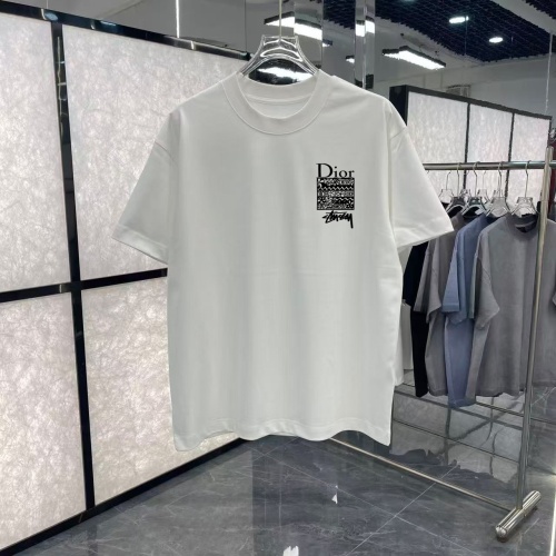 Dior 26SS Fashion Logo Printed Short Sleeve Unisex Casual Loose T-shirt