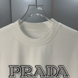 Prada Classic Logo Printed Short Sleeve Unisex Casual Versatile T-shirt