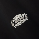 Chrome Hearts 26SS Fashion Sanskrit Cross Printed Short Sleeve Unisex Casual Loose T-shirt