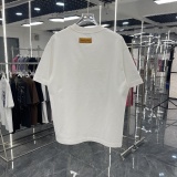 Louis Vuitton 26SS Fashion Embroidered Logo Short Sleeve Unisex Casual Versatile T-shirt