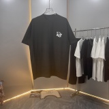 Dior Classic Logo Printed Short Sleeve Unisex Casual Versatile T-shirt