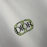 Dior 26SS Classic Logo Printed Short Sleeve Unisex Casual Loose T-shirt
