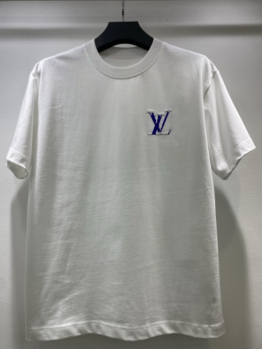 Louis Vuitton 26SS Personalized Foam Logo Printed Short Sleeve Unisex Casual Loose T-shirt