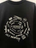 Balenciaga 26SS Personalized Multi Logo Printed Short Sleeve Unisex Casual Loose T-shirt