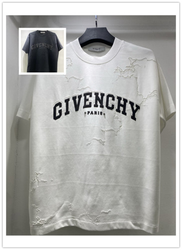 Givenchy 26SS Personalized Foam Logo Printed Short Sleeve Unisex Casual Loose T-shirt