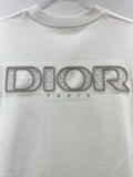 Dior 26SS Classic Embroidered Logo Short Sleeve Unisex Casual Loose T-shirt