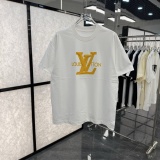 Louis Vuitton 26SS Personalized Logo Printed Short Sleeve Unisex Casual Loose T-shirt