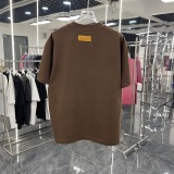 Louis Vuitton 26SS Fashion Embroidered Logo Short Sleeve Unisex Casual Versatile T-shirt