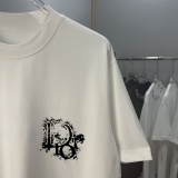 Dior Classic Logo Printed Short Sleeve Unisex Casual Versatile T-shirt