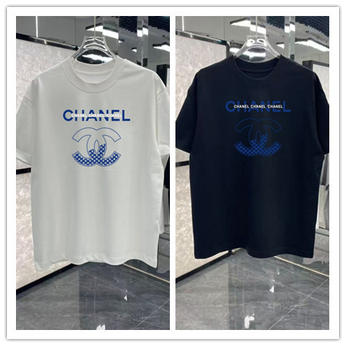 Chanel 26SS Fashion Logo Printed Short Sleeve Unisex Casual Versatile T-shirt