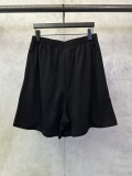 Balenciaga Classic 3D Embroidered Casual Shorts Unisex Casual Versatile Sports Shorts